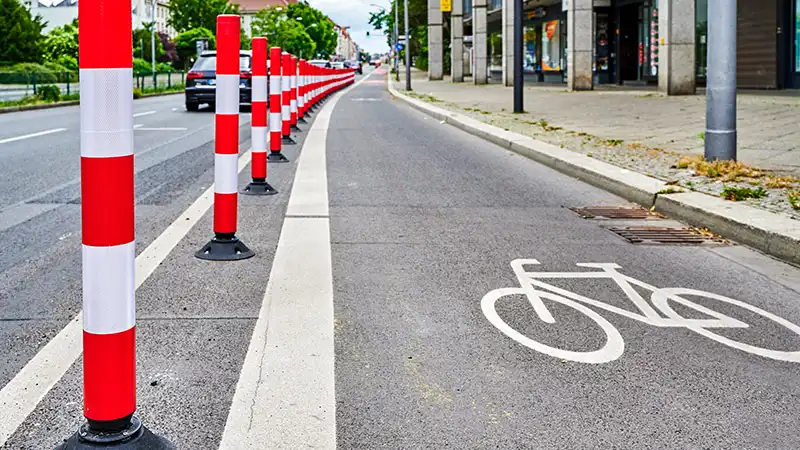 Dogan Tief- und Straßenbau Ein neu angelegter Radweg
